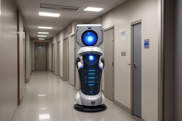 robot in hospital